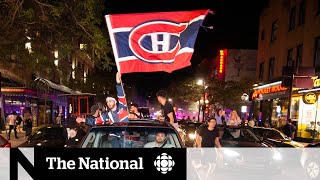 Raucous crowds celebrate Montreal’s 1st trip to Stanley Cup finals in over 25 years