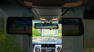 Wolfbox G890 back up function for rear camera.