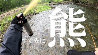 [Mountain stream fishing] There are bears up ahead