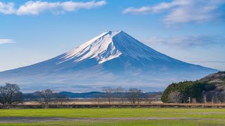 lo fi relax japan style music Silent giant mountain Fuji (静かなる巨峰　富士）4k