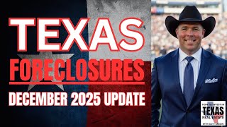 The December Texas Foreclosure Update