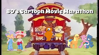 80's Cartoon Movies Marathon with bumpers and commercials!