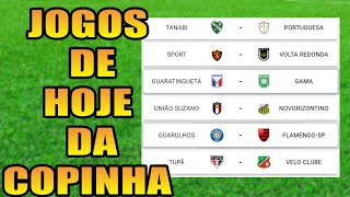 JOGOS DE HOJE DA COPINHA - JOGOS DA COPINHA 2023 - TABELA DA COPA SÃO PAULO - JOGOS COPINHA 2023