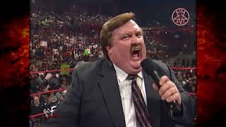 WWF RAW IS WAR January 19, 1998 Me and Paul Bearer Mock The Undertaker