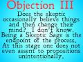 life of the indirect skeptic