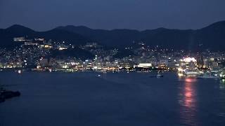 Time-lapse6　暮れなずむ長崎港に夜の帳が下りて夜景へ誘う　20171116173430