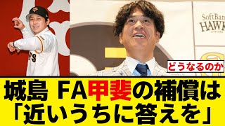 【ソフトバンク】FA移籍した甲斐拓也の補償について城島CBOがコメント【プロ野球反応集】