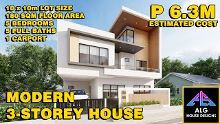 100 sqm 5-Bedroom House Design 2025 | ALG DESIGNS #38