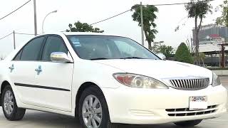 ឡានលក់ប្រញ៉ាប់លុយ,Toyota Camry XLE 2002 Full Option,តំលៃ 13900$, White Color,ចង់បានសូមខល 010336236