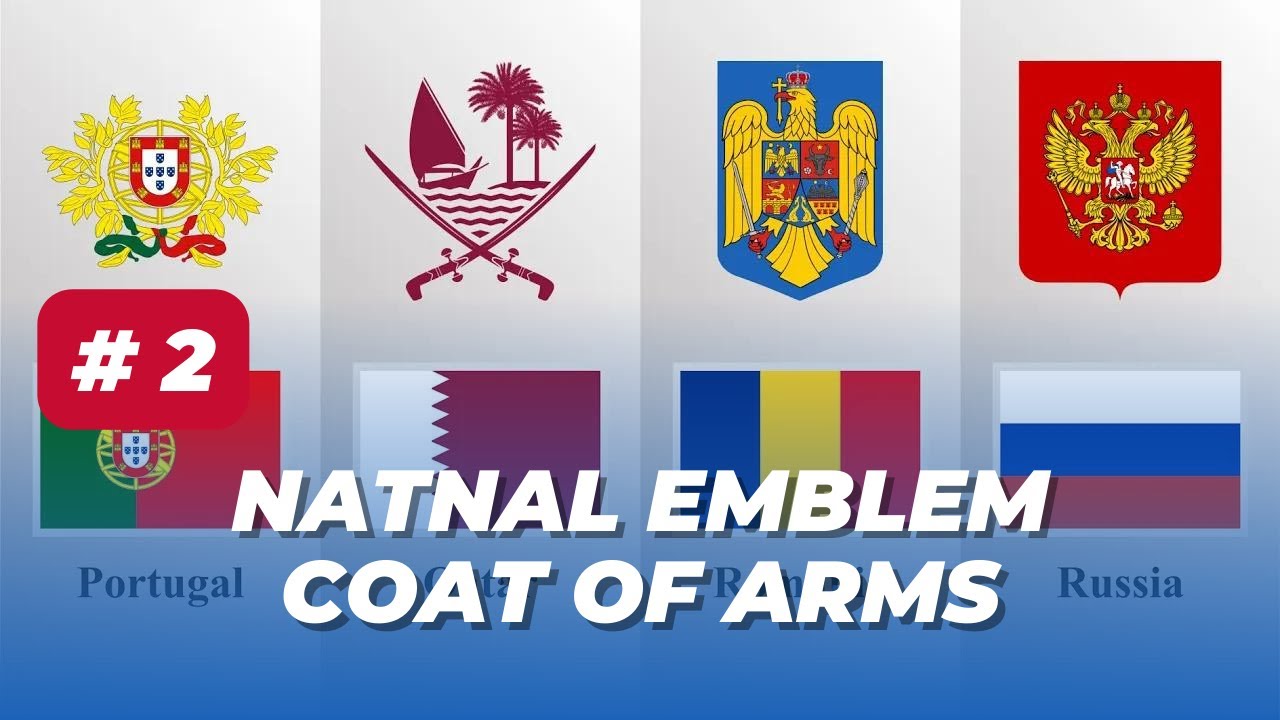 List Of The National Emblem And Coat Of Arms #part2 - YouTube