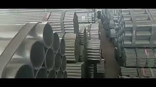 32mm-100mm Od galvanized steel pipe .6m length round steel pipe