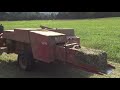 Hay time part 9 still making square bale hay ford tractor power and Massey Ferguson square baler