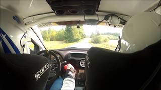 Riihivuori-ralli EK2/SS2 (Crash) Citroen C2 R2 Simo Muhonen/Jani Laitinen