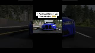 If Audi had Honest commercials 😂#audi #audir8 #rs7 #audiquattro #quattro #honest #commercial