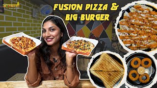 Fusion Pizza and Big Burger | Food Vlog Panvel | Best Pizza and Burger in Navi Mumbai | Annayatri