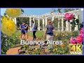 【4K】WALK Buenos Aires Travel ARGENTINA 4K video ROSE GARDEN