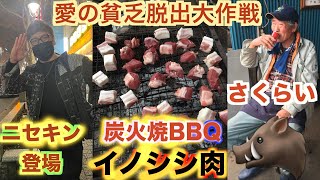 【炭火焼イノシシ肉】 牛タンさくらい番組放送から19年後！HIKAKINのモノマネYouTuberのNisekinが登場！ 〜愛の貧乏脱出大作戦〜