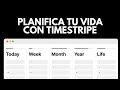 Organiza y planifica el resto de tu vida con TIMESTRIPE - completo review de la app