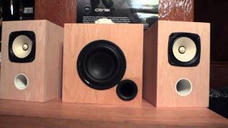 Demo clip of my custom built speakers (Fostex FE126En \u0026 TB W6)