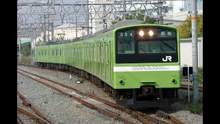 天王寺駅を出発する関西本線　終夜臨　普通王寺行き