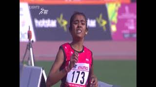 Kathiriya Shraddha from Gujrat Wins Gold in Girls 1500m Girls Race during Khelo India School Games