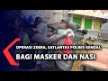 Operasi Zebra, Satlantas Polres Kendal Bagi Masker dan Nasi