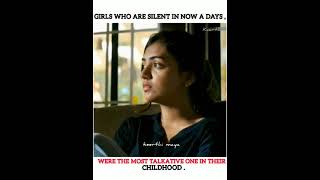 girls whatsapp status | childhood life | girls pain | girls life | keerthi maya