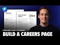 Build a Careers Page in Framer with CMS, Filters & Forms