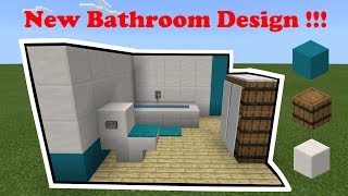 How to make a modern bathroom in minecraft!!!