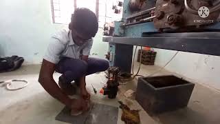 LATHE MACHINE COOLANT MOTOR REPAIRING WORK