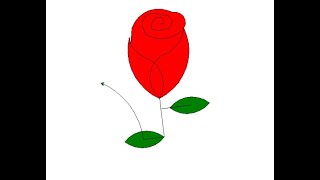 Python Code for Drawing Rose