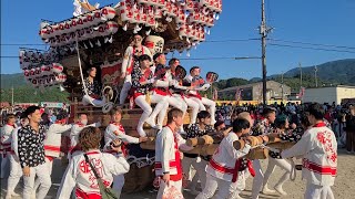 令和4年　北別井だんじり　宮出