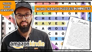 KDP Word Search Puzzles With Puzzle Generator |  تصميم كتب الووردسيرش | أمازون كيندل