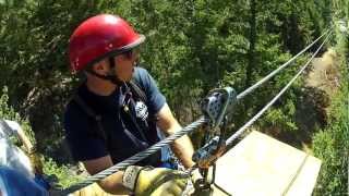 Amazing River Zip line at AVA Zipline Idaho Springs, CO Tower #6