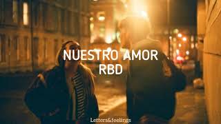 Nuestro amor - RBD letra