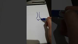 how  to draw easy manga nose  만화 코를 그리는 방법
