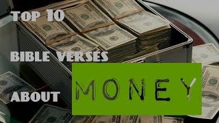10 Bible Verses About Money