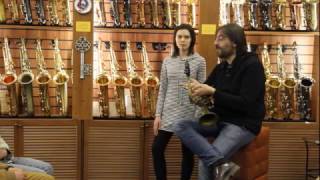 Max Ionata & Natalia Skvortsova. Moscow. Sax boutique 