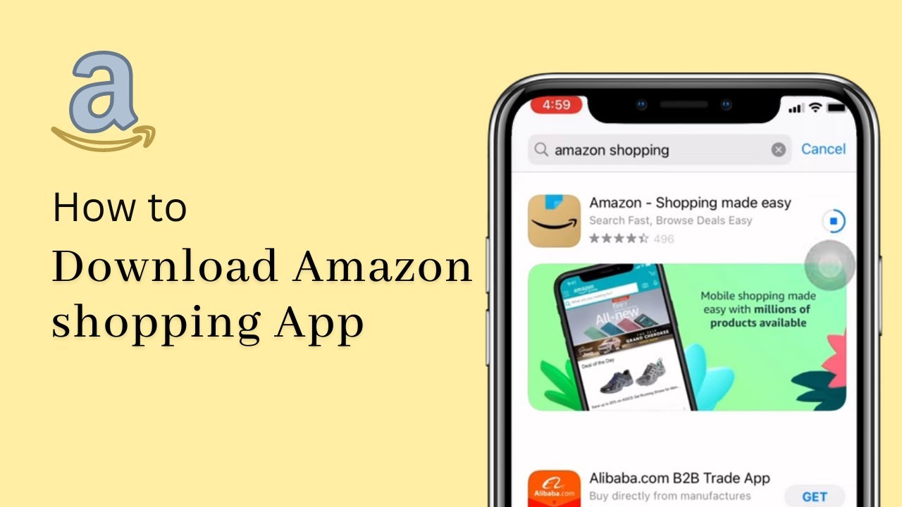 How To Download Amazon App On Iphone Youtube