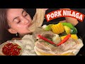 PORK NILAGA PATIS AT SILI| MUKBANG FILIPINO FOOD|Sobrang lambot ng pork;)