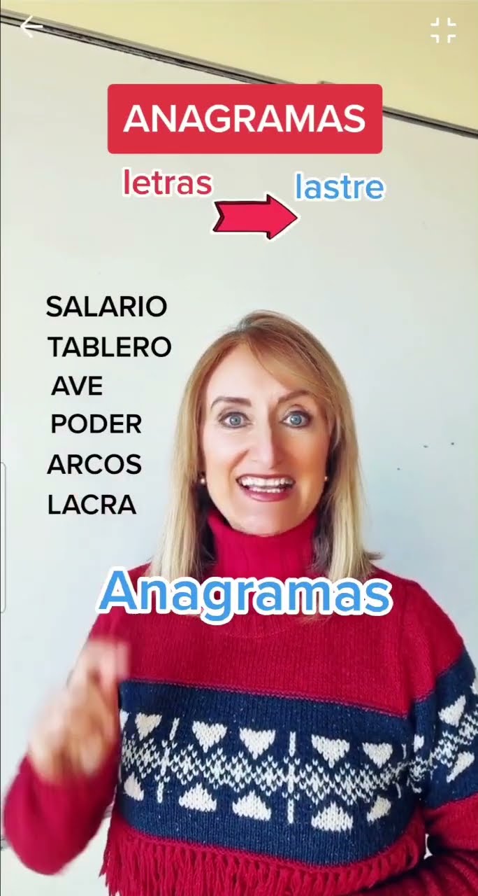 ANAGRAMAS De Nombres Propios De Persona. #anagramas #acertijos #enimas ...