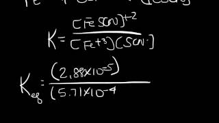 Solving for Keq from lab