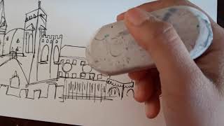 Quick Easy Sketch of Florence Cathedral