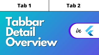 Flutter TabBar | TabBarView in Detail | Flutter Tutorials
