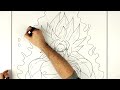 how to draw broly mui step by step dragon ball