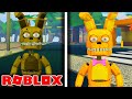 New Plushtrap and Spring Plushtrap in Roblox Fazbears 1985 The Rebranded