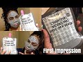 MASK OFF | FIRST IMPRESSION | Masqueology Charcoal Modeling Peel Off Mask | x_incredibleL