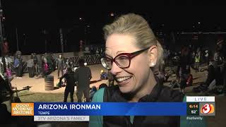 VIDEO: Senator-elect Kyrsten Sinema participates in Ironman Arizona