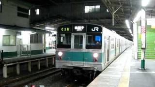 常磐緩行線203系第66編成　松戸駅発車