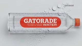 Gatorade's newest drink: water